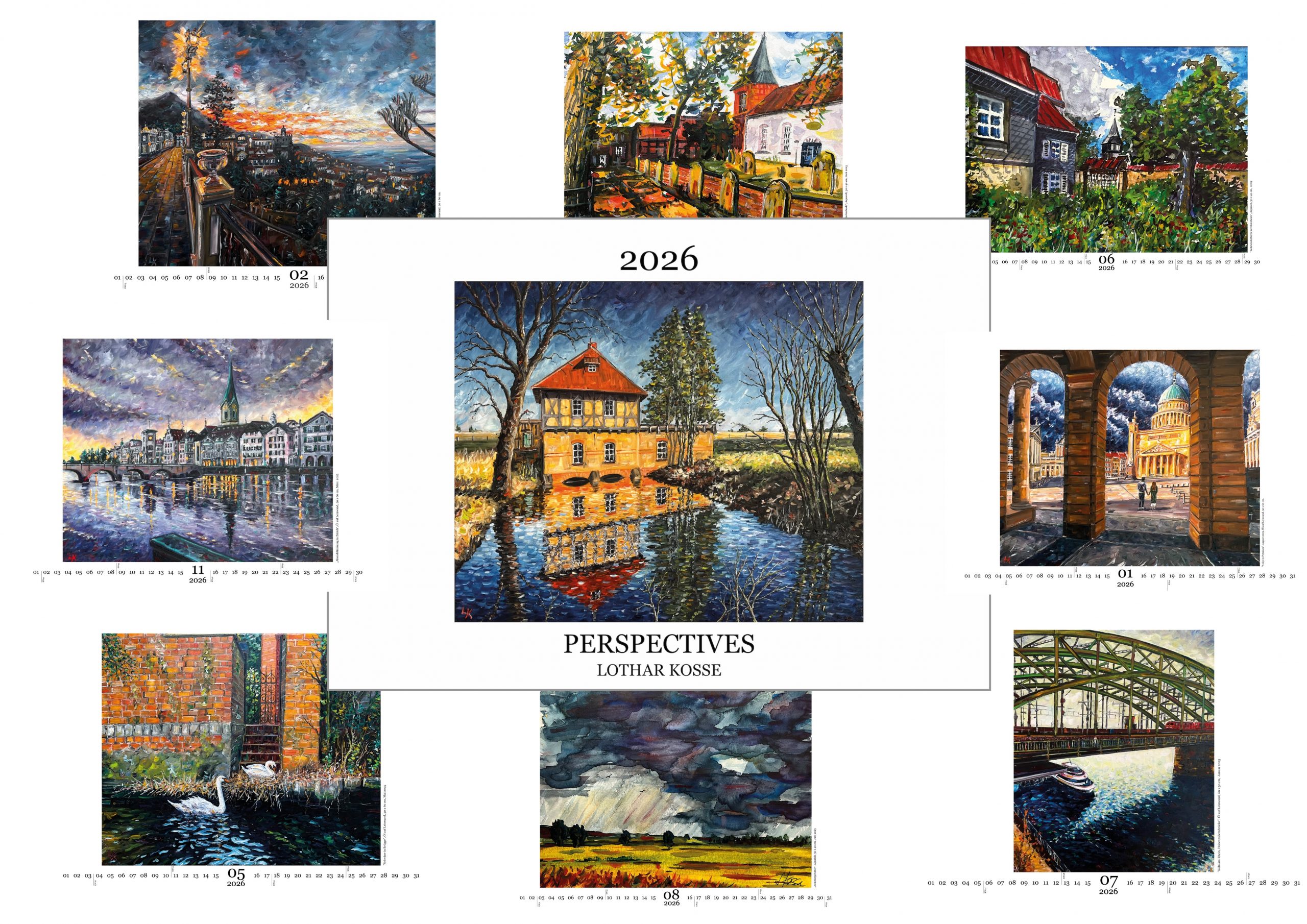 JETZT NEU - Lothar Kosse „PERSPECTIVES“ – Kalender 2026